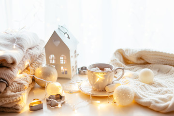 White Christmas decoration