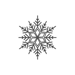 snowflake icons on white background