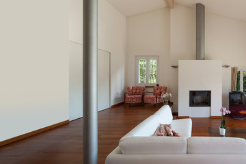 Living room of a loft