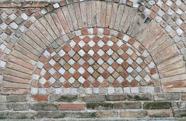Fototapeta premium Roman wall mosaic