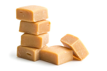 Sweet caramel candies.