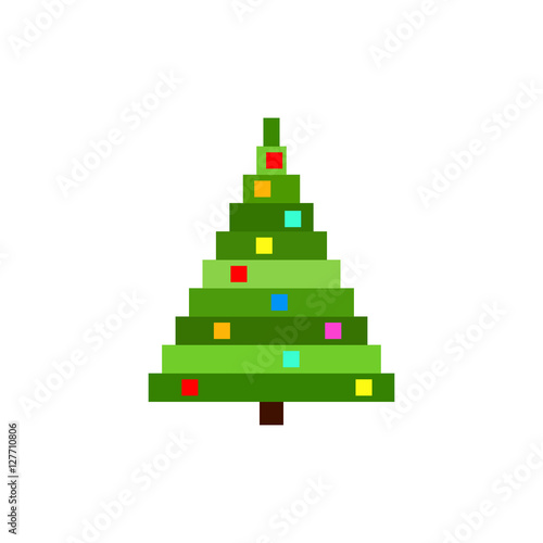 quot vector pixel art christmas tree 8 bit style quot stock image quot vector pixel art christmas tree 8 bit style quot stock image