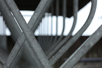 Fahrradständer am Bahnhof