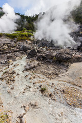 Unzen Hot Spring & Unzen Hell landscape in Nagasaki, Kyushu.