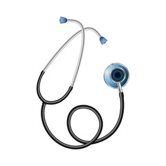 Stethoscope device for listening to the internal organs. Medical Supplies.