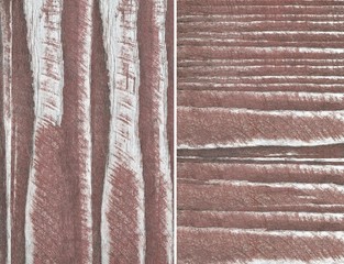 Wood texture. Lining boards wall. Wooden background pattern. Showing growth rings. Set, groupings