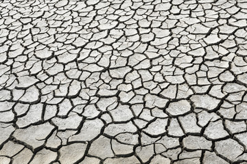 The cracked ground, Ground in drought, Soil texture and dry mud,