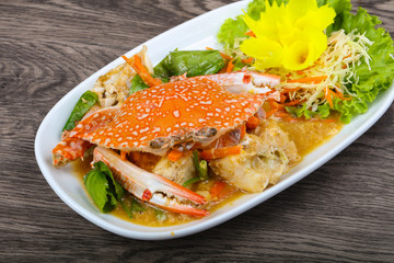 Boiled crab