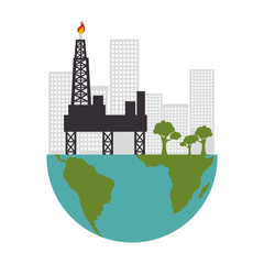 world planet earth isolated icon vector illustration design