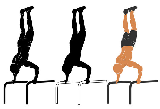 Parallel bars push-up
