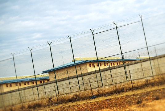 Correctional Facility outside the fence.