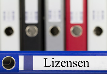 Lizensen / Aktenordner