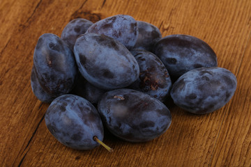 Ripe sweet Plums