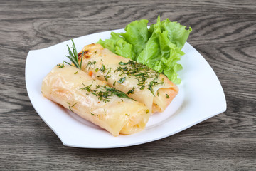 Stuffed cabbage rolls