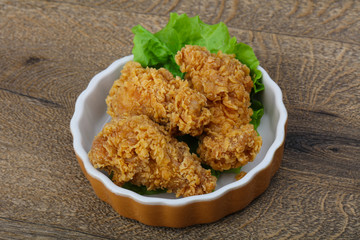 Crispy chicken wings