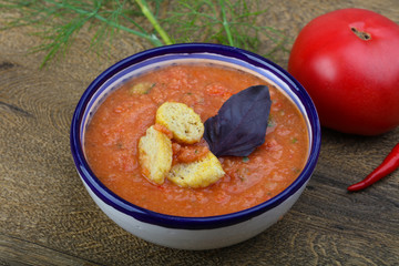 Gazpacho tomato soup