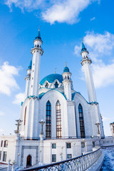 Fototapeta na wymiar The Qol Sharif Mosque in Kazan Kremlin. Tatarstan, Russia. Kul