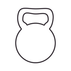 weight lifting gym isolated icon vector illustration design