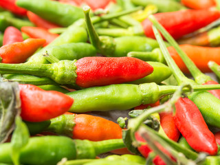 Hot chilli peppers.