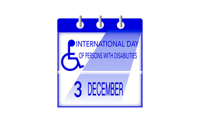 International Day of Persons with Disabilities. December 3