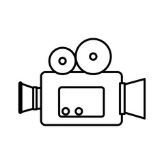 video camera cinema icon vector illustration design