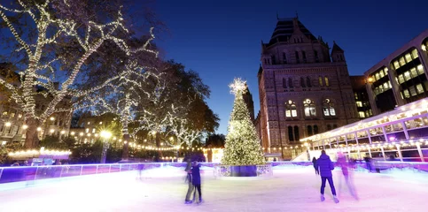 Fototapeten Night View of Natural History Museum © Sampajano-Anizza