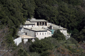 Fototapeta na wymiar Italia,Umbria,Assisi,Eremo di San Francesco.