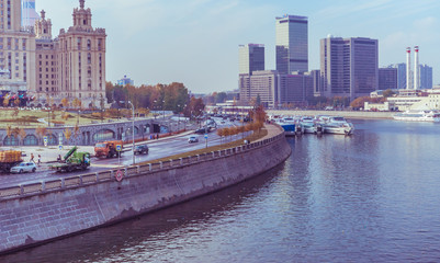 Moscow embankment
