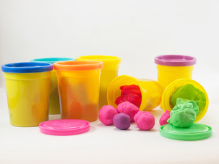 colorful play dough