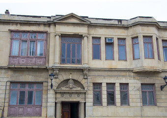 facade of an old building