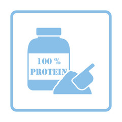 Protein conteiner icon