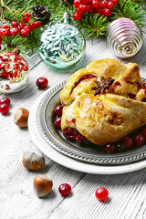 Christmas cookies and decor
