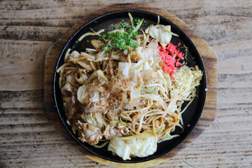 Japanese cuisine, fried noodles Yakisoba
