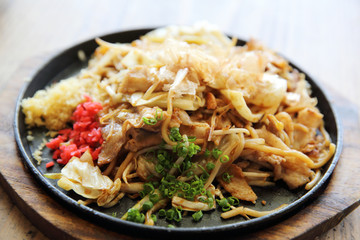 Japanese cuisine, fried noodles Yakisoba