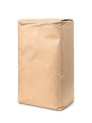 Brown kraft paper food bag