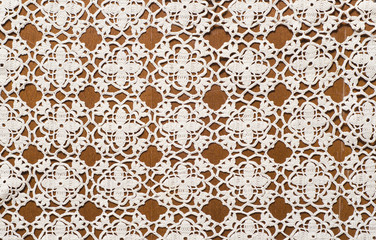 Crochet handmade table cloth pattern