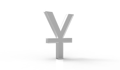 Obraz premium Yuan symbol