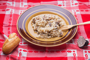 Risotto with black truffle