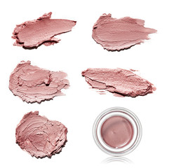 Make up crushed golden eyeshadow