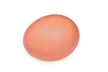 Isolated egg on white background
