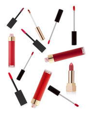 Obraz premium Lipsticks variation on white background