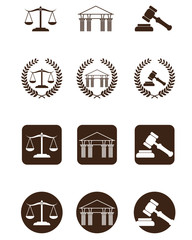 Law logo,lawyer logo,Vector logo template 

