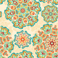 Seamless circus pattern.