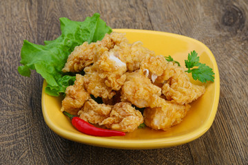 Crispy chicken nuggets