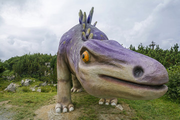 Dinosaur in theme park