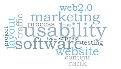 usability word cloud