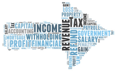 tax word cloud