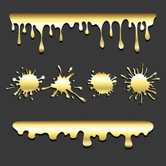 golden drips