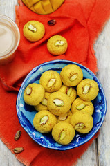 Mango sandesh. Bengali sweets