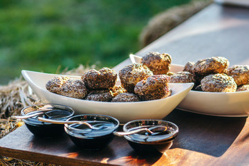 Whole wheat bread baked at home, bio ingredients.